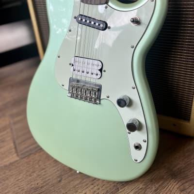 Fender Offset Series Duo-Sonic HS with Rosewood Fretboard 2017 - Surf Green image 11
