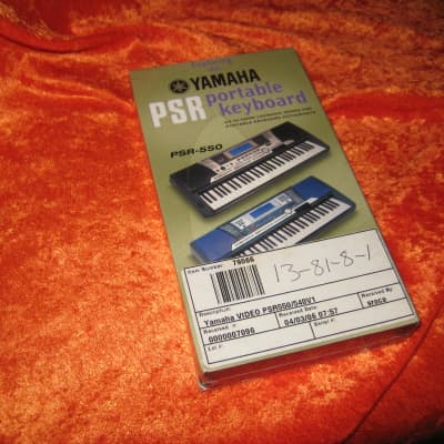 Yamaha VHS Video for PSR-550 Keyboard