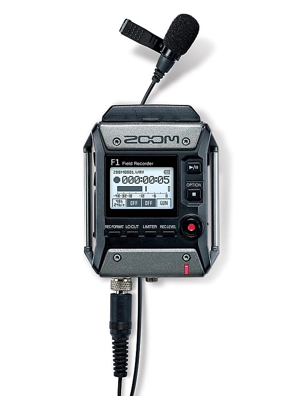 Zoom F1-LP Field Recorder with Lavalier Microphone NEW image 1