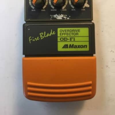 Maxon OD-F1 Fire Blade Overdrive Rare Vintage Guitar