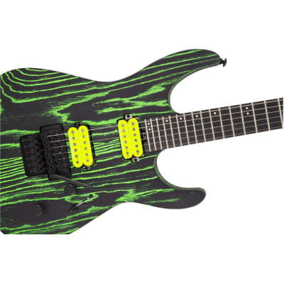 Jackson Pro Series Dinky DK2 Ash Body Guitar - Green Glow image 3