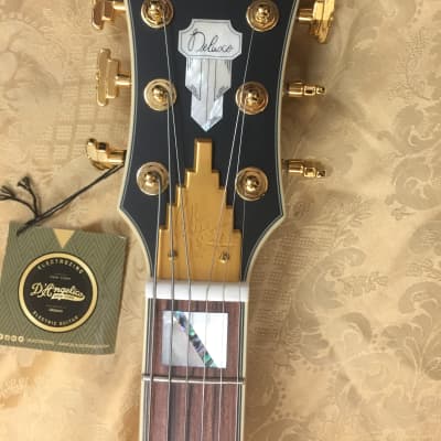D'Angelico Deluxe Bob Weir Solid Body Electric Guitar-Matte Stone Finish-NEW! image 3