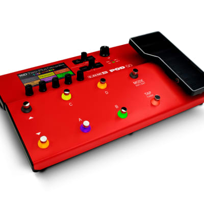 Line 6 Pod Go Limited Edition Red - Multi Effects Processor image 6