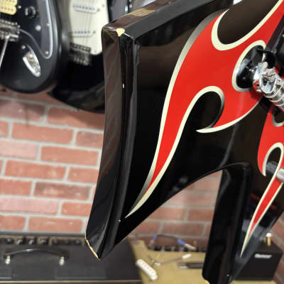B.C. Rich Warlock Black & Red Tribal image 16