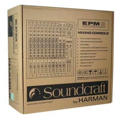 Soundcraft EPM8 8 Mono+2 Stereo Channel 2 Bus Recording/Live Mixer Console EPM 8 image 8