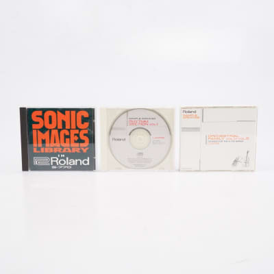 Roland Orchestral Family Vol 1& 2 / Rhythm Section Vol.1 CD ROM Disks  S-700 S-750 S-770 #54938