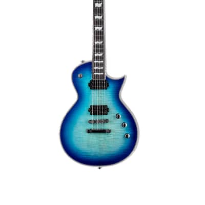 ESP LTD EC-1000T/CTM FM Electric Guitar - Violet Shadow image 3