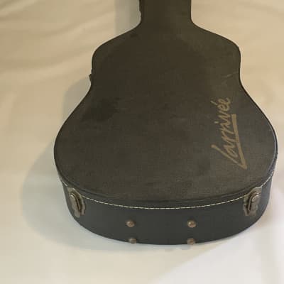 Vintage Larivee Acoustic Black Tolex Hardhshell Guitar Case Made in Canada image 6