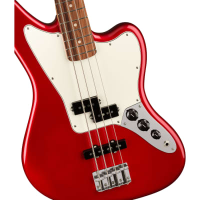 Fender Player Jaguar Bass PF Candy Apple Red - 4-String Electric Bass Bild 3