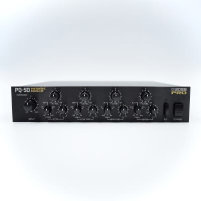 BOSS PQ-50 パラメトリックイコライザー 動作品】BOSS PQ-50 パラメトリックイコライザー ラック型 本体