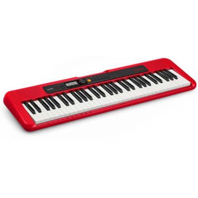 Casio CT-S200 61-Key Digital Piano Style Portable Keyboard with 48 Note Polyphony and 400 Tones, Red image 2