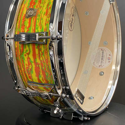 Ludwig 5x14" Classic Maple Snare Drum - Citrus Mod image 6