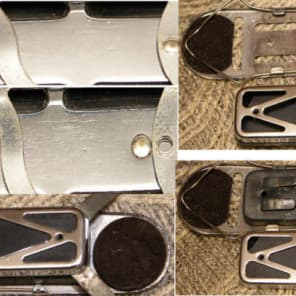 DeArmond 1200 Soundhole Pickup same as those Harmony,Silvertone Silver & Gold Foil Bobbin Coil 9.3KΩ image 9