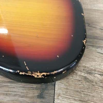 FRANCHIN Jupiter bass guitar body Relic Aged 3-Color Sunburst 100% Nitro Lacquer Alder P-Bass type Made in Italy - Stock piece #20790525 image 13