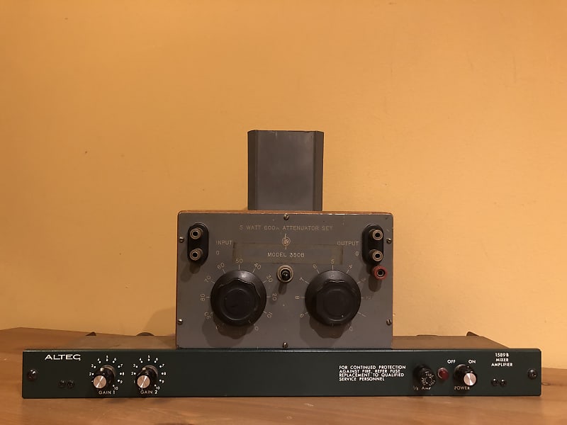 Altec 1589B 2 Channel Mixing Mic Preamp & Vintage Attenuator Reverb
