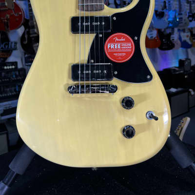 Squier Paranormal Strat-O-Sonic Electric Guitar - Vintage Blonde Authorized Dealer Free Shipping! 025 GET PLEK’D! image 3