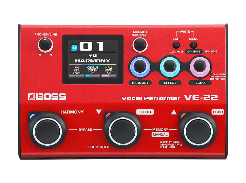 BOSS VE-20 ボーカルプロセッサー　VOCAL PROCESSOR Amazon.com: Boss VE-20 Vocal Effects Processor : Musical