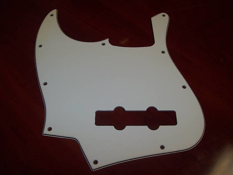 Genuine Fender Lefty LH J. Bass Pickguard - WHITE, 005-8308-000 image 1