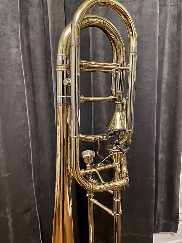 Getzen Edwards bass trombone From the Gold brass bell Reverb