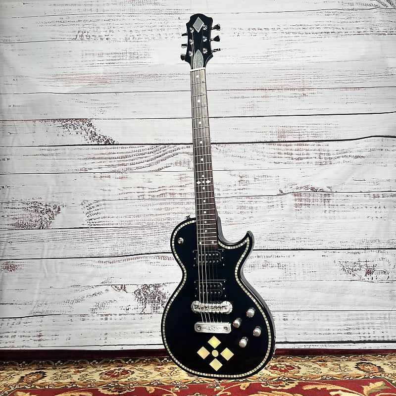 Zemaitis C24SU Black Pearl Heart | Reverb UK
