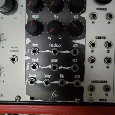 Flight of Harmony, SOS - Sound of Shadows Delay/ VCA Module. Unique Delay And VCA Eurorack Module With FX Send + 3.5mm Patch Cables image 2