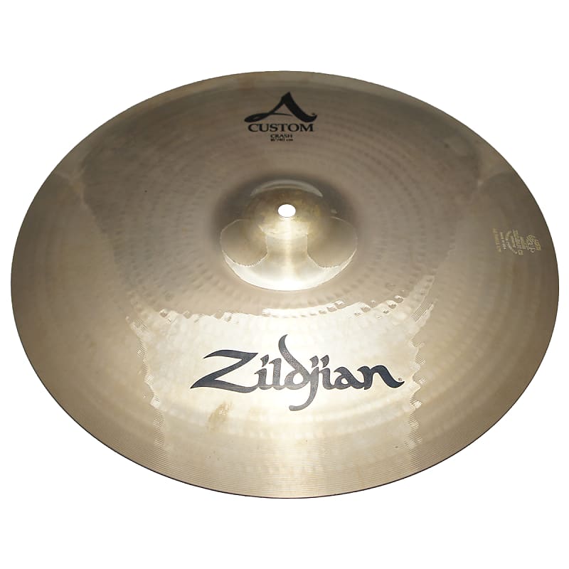 Zildjian 16" A Custom Crash Cast Bronze Drumset Cymbal with Mid Pitch & White Finish A20514 image 1