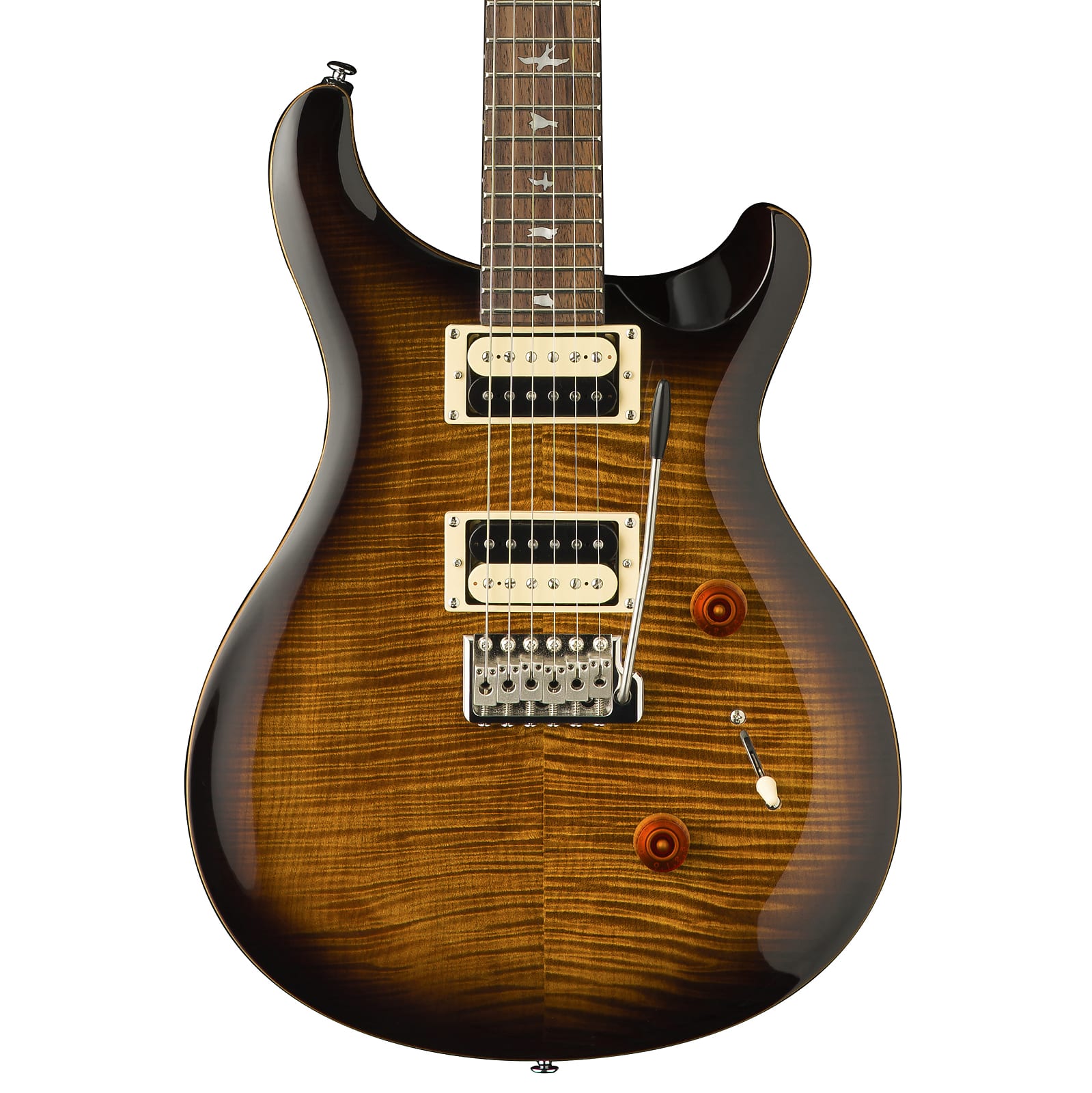 Paul Reed Smith PRS SE Custom 24 Electric Guitar Black Gold Sunburst w/Bag