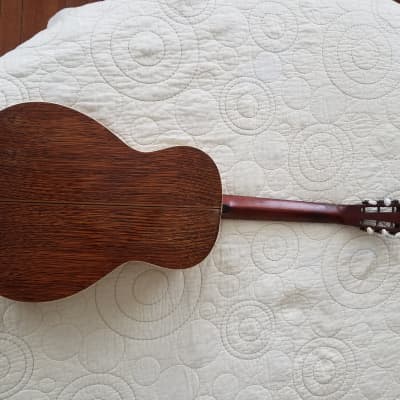 F.H Griffith  Parlor Guitar Circa early 1900s Oak image 2
