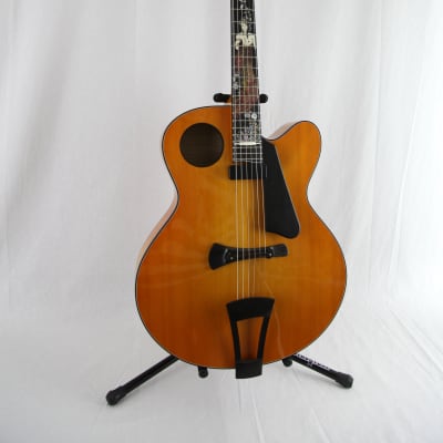 The Lady Gilmoore Archtop  w/ semi-nude Female Figure Inlay image 10