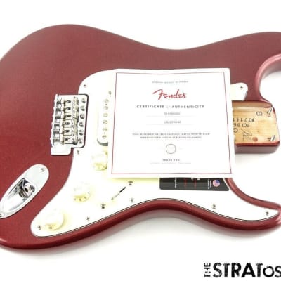 American Performer Fender HSS Stratocaster Strat LOADED BODY USA Aubergine image 2