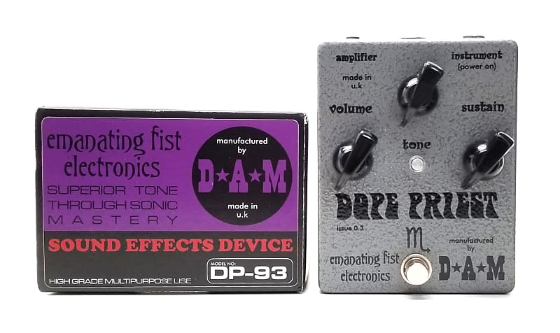 used D*A*M Emanating Fist Electronics DP-93 Dope Priest, Mint Condition  with Box and Paperwork!