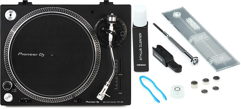 Pioneer DJ PLX-500 Direct Drive Turntable Bundle with Reloop