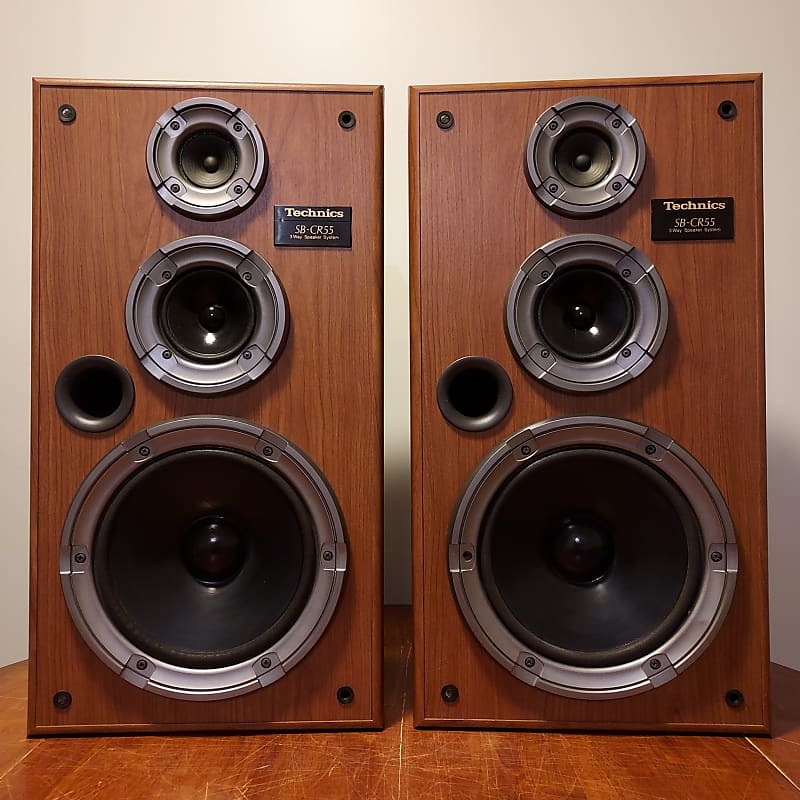 Technics SBCR55 3Way Floor Speakers 140W Reverb