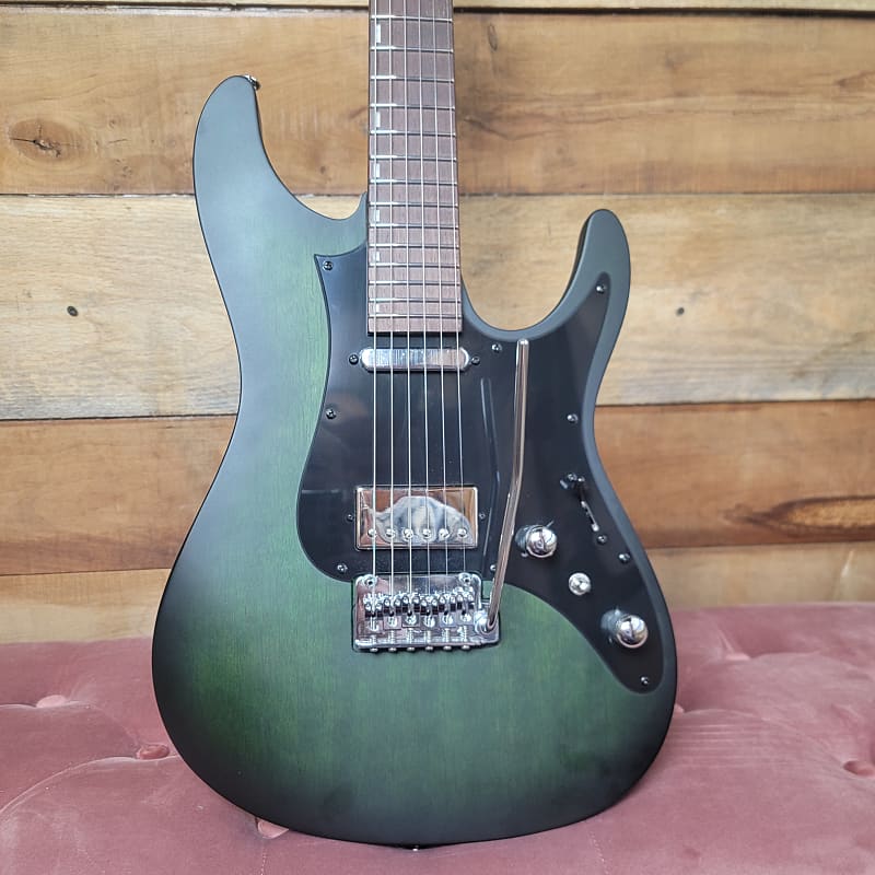 Ibanez Premium EH-10 Erick Hansel Signature Electric Guitar - Transparent Matte Green w/ Gig Bag image 1
