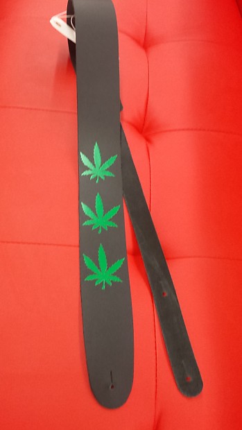 Weed guitar strap on sale