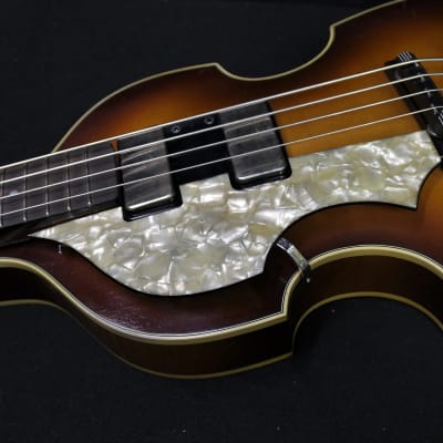 Hofner German Aged Relic Left Handed CAVERN H500/1-61-RLC-0 '61 Violin Bass Vintage Look CUSTOM Revolution Paul M Conversion 2021 image 19