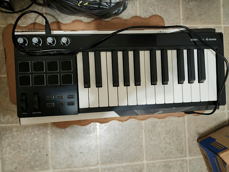 Donner EC3300 Starrykey 25 MIDI Keyboard Reverb