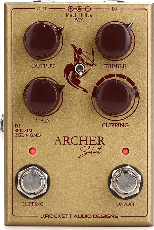 J Rockett Archer Select 7 in 1 Overdrive Pedal image 1