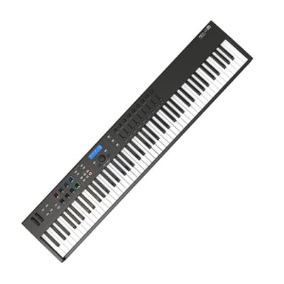 Arturia KeyLab Essential 88-Key Keyboard MIDI Controller with Twin-Line LCD Screen, Chord Play Mode and Compatible with All Major Digital Audio Workstation (Black) image 4