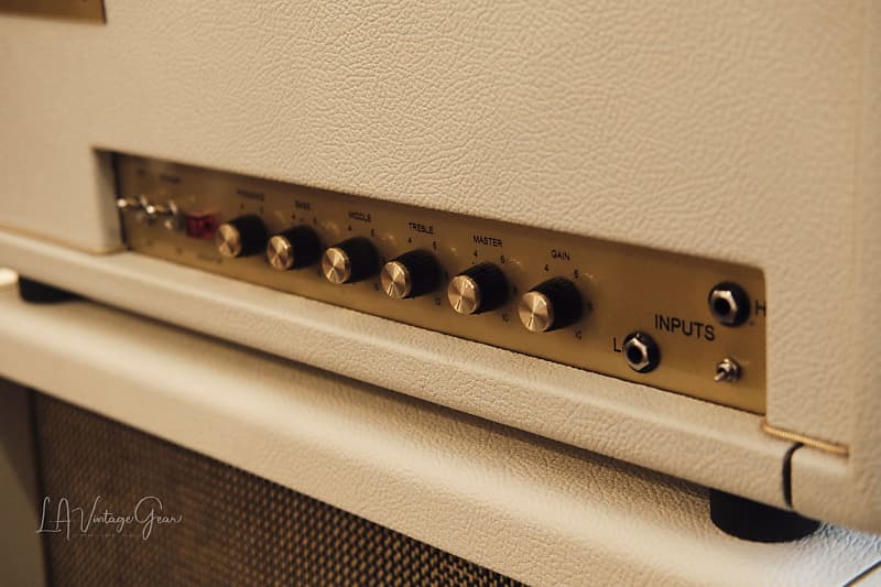 Friedman Custom 50 Watt Guitar Amplifier Head - White Tolex Finish with Gold  Piping-in Excellent Condition! | Reverb