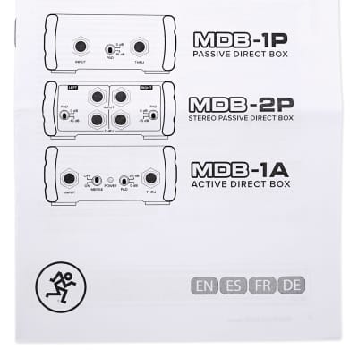 Mackie MDB-1P Passive Direct Box DI Box image 7