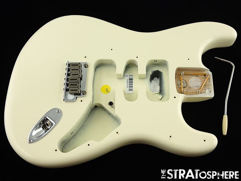 USA Fender Jeff Beck Strat BODY & HARDWARE, Guitar Parts Olympic White