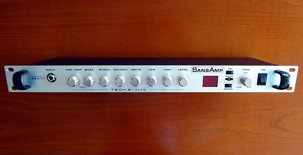 ギター TECH 21 SansAmp PSA-1 Tech 21 SansAmp PSA-1.1 Analog Tube Amplifier Emulator Pre