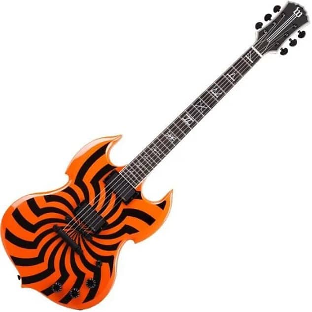 Wylde Audio Barbarian Orange Buzzsaw Guitar