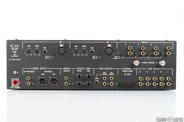 Rane MP 2016 Rotary Knob 6 Channel DJ Mixer w/ Power Supply