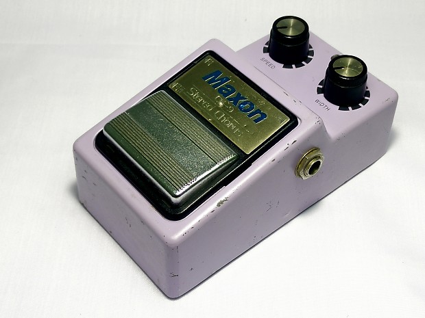 Maxon CS9 Stereo Chorus 1983 Vintage Silver Label Made in Maxon CS9 Stereo Chorus 1983 Vintage Silver Label Made in