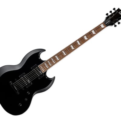 ESP LTD VIPER-201B Baritone Guitar - Black image 1