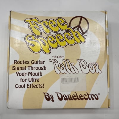 Danelectro DTB-1 Free Speech Talk Box Vocal Guitar Effect Pedal + Tube & PSU for sale