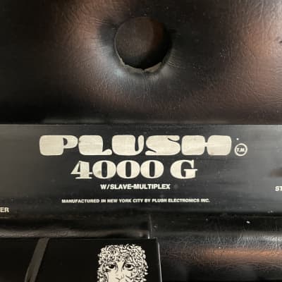 Vintage Plush 4000G With Slave Multiplex EL34 Tube Guitar/Bass Amp - 1970’s Made In USA - New EHX Power Tubes Included image 3