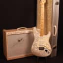 Fender Custom Shop White Moto Stratocaster and Amp Set #114 of 250